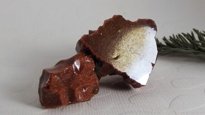 Goldstone Chunks compatible with 104 coe lampwork glass