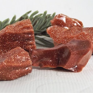 Goldstone Chunks compatible with 104 coe lampwork glass