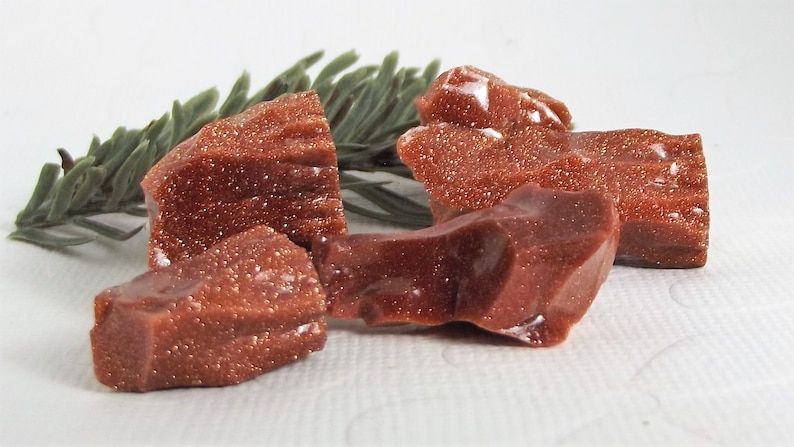 Goldstone Chunks compatible with 104 coe lampwork glass