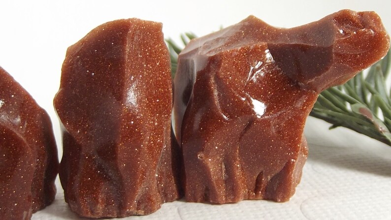 Goldstone Chunks compatible with 104 coe lampwork glass