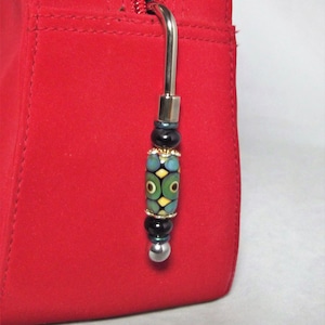 Key Finder with Lampwork Glass Beads by Glass Art Revealed in Spunkydot
