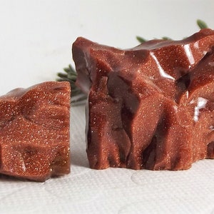 Goldstone Chunks compatible with 104 coe lampwork glass
