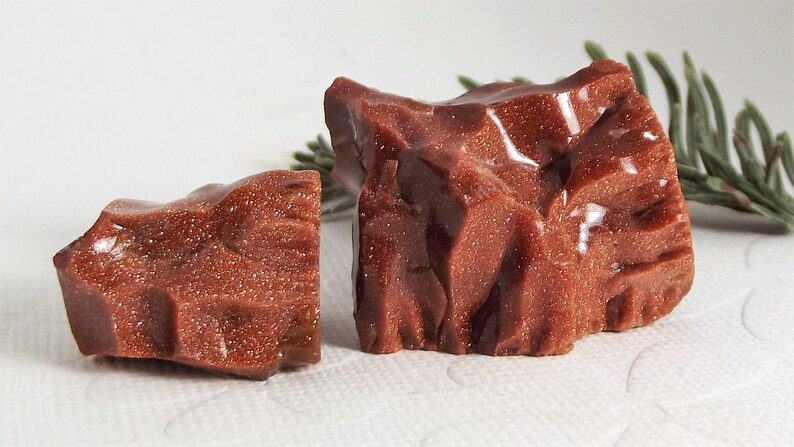 Goldstone Chunks compatible with 104 coe lampwork glass