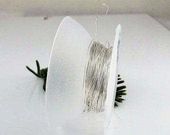 Pure Silver Wire Choice of 28 30 32 Gauge .999 Fine Dead Soft Round Lampwork Supplies
