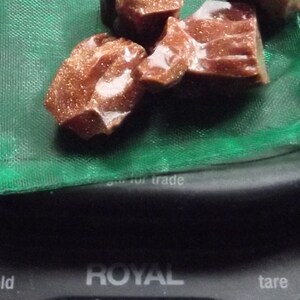 Goldstone Chunks compatible with 104 coe lampwork glass