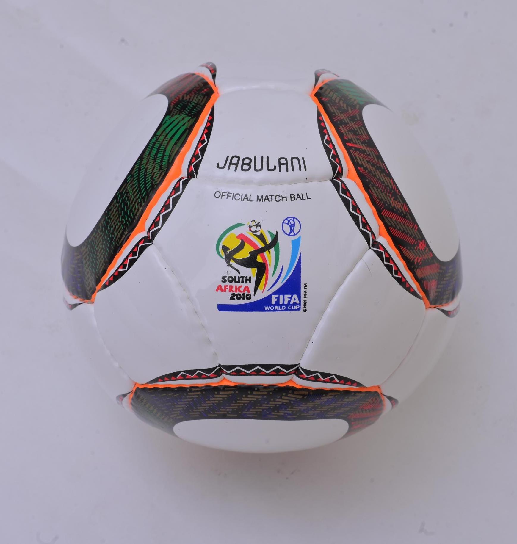 2010年ワールドカップレプリカサッカーボール：手縫いサイズ5