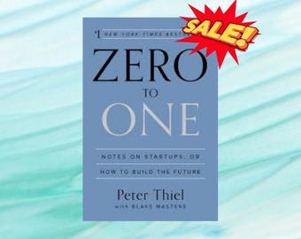 Zero to One EBOOK, Startups and Building the Future (Digital Download)