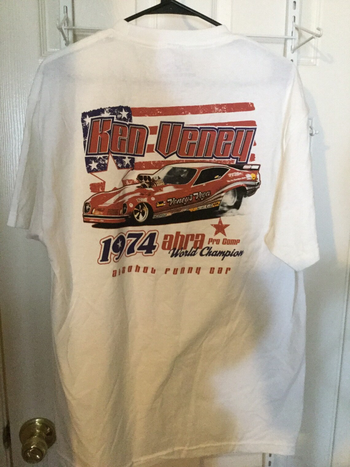 Ken Veney Vintage Drag Racing Tshirt 1974 Etsy