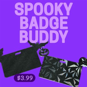 Halloween Badge Buddy – 3D Printed Spooky Badge Backer / Marker Parker / ID Tag – Bat & Pumpkin Designs for Nurses, Techs, and Medical Staff