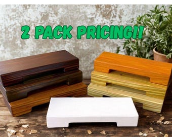 Handcrafted Wooden Riser – Small-Sized Display Stand for Kitchen, Bathroom, or Home Decor. BUY 2 DEAL!!