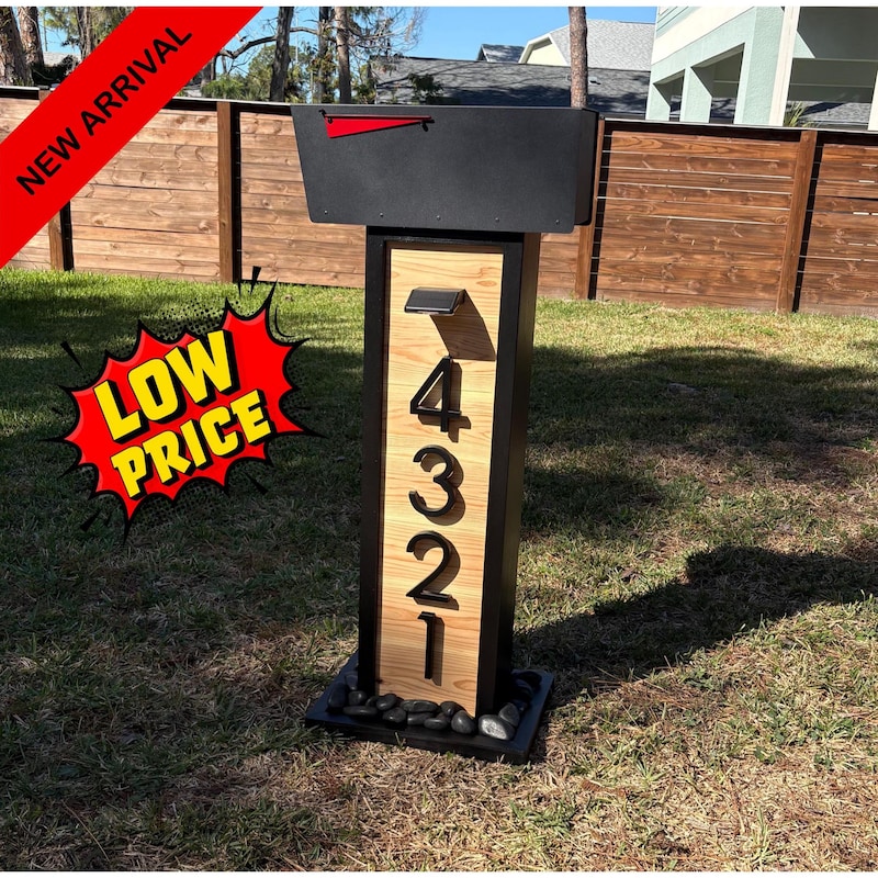 Mailbox Lighted Numbers - Etsy