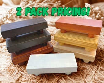 Handcrafted Wooden Riser – Medium-Sized Display Stand for Kitchen, Bathroom, or Home Decor. BUY 2 DEAL!!