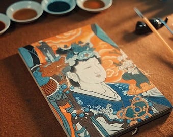 Yongle Palace Wandbild DIY Painting Kit | Dunhuang-Stil chinesische Kunst