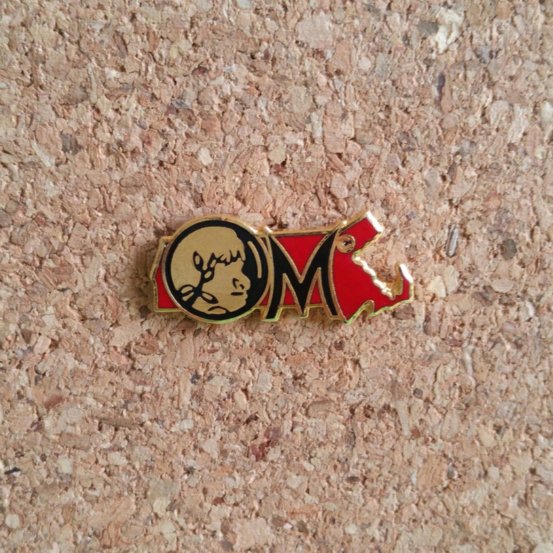 SALE Odyssey of the Mind Vintage Enamel Pin OM Etsy