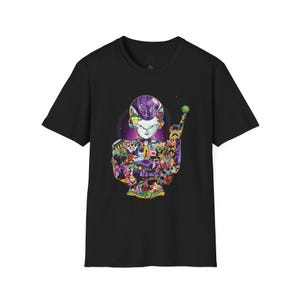 Buntes grafisches T-Shirt | Kunst Shirt, Unisex T-Shirt, Geschenk, Freizeitkleidung, Yoga Bekleidung, Anime
