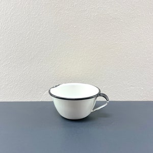 Enamelware Chippy Teacup with Handle