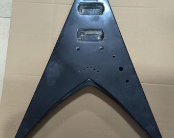 Black Flying V-stijl gitaarbody HH Routing DIY-project