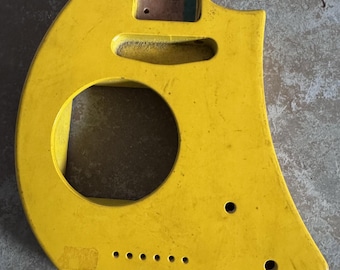 Gelbe Custom Mini E-Gitarre Solid Body