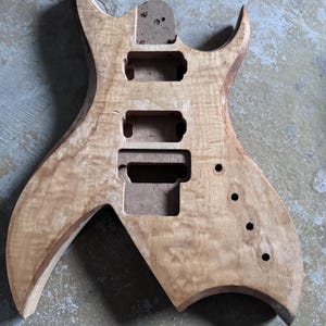 Quilted Maple Guitar Body Blank - Etsy