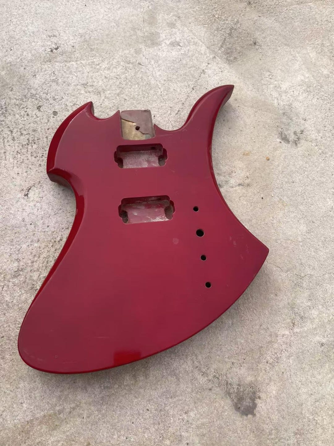 Glossy Red HH Mockingbird Style Guitar Basswood Body - Etsy