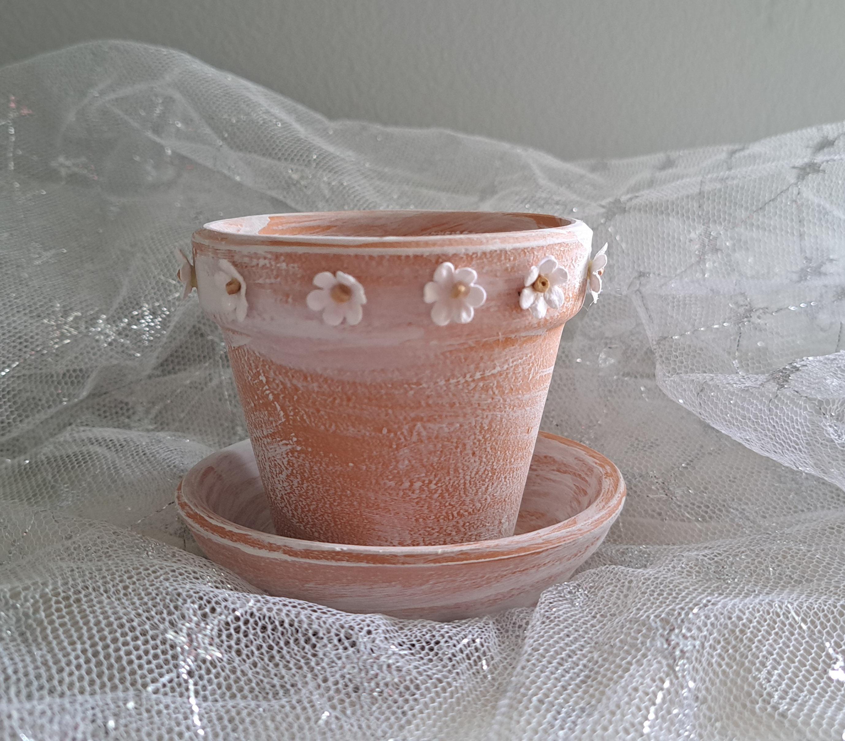 Painted Terracotta Planters