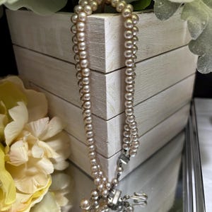 Vintage Faux Pearl Necklace Choker