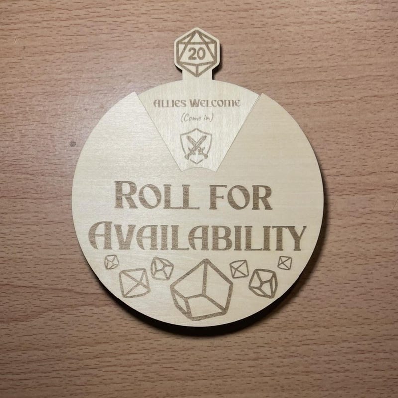 Dnd Signs - Etsy