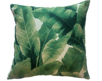 45cm x 45cm palm leaves cushion cover