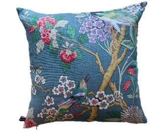 55cm x 55cm bird and floral cushion cover collection