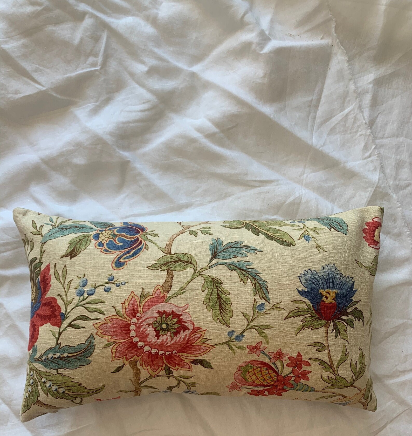 50cm X 30cm 'vintage' Flower Cushion Covers Etsy