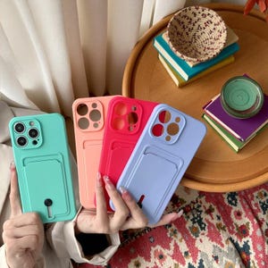 IWONE Compatible With IPhone 17 Air Case With Card Holder