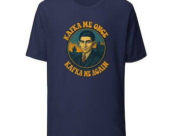 Kafka T-Shirt – Funny Retro Literary Pun Tee for Writers, Students, and Book Lovers