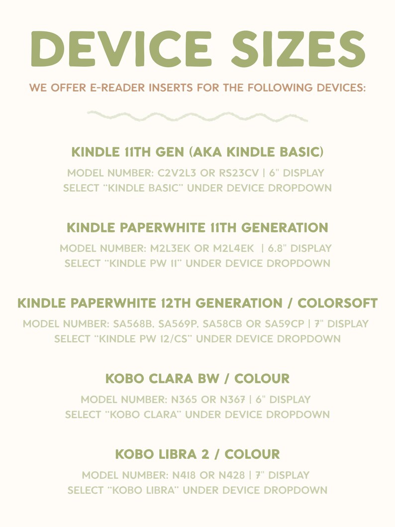 Spring Wings Patterned E-Reader Insert: Compatible with Kindle and Kobo, Bookish Accessories image 7