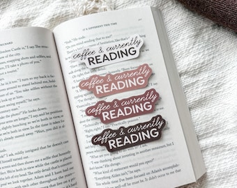 Coffee & Currently Reading Stickers