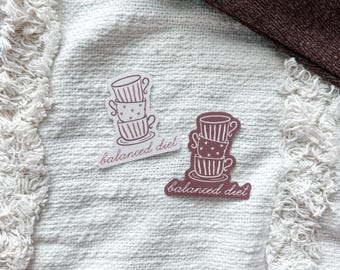 Blananced Diet Coffee Lover Sticker