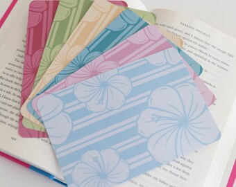 Hibiscus Horizons Summer E-Reader Insert: Compatible with Kindle and Kobo, Bookish Accessories