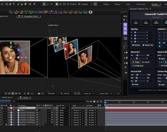 Camera3D Toolkit for After Effects – One Click 3D Camera Plugin for Smooth Animations