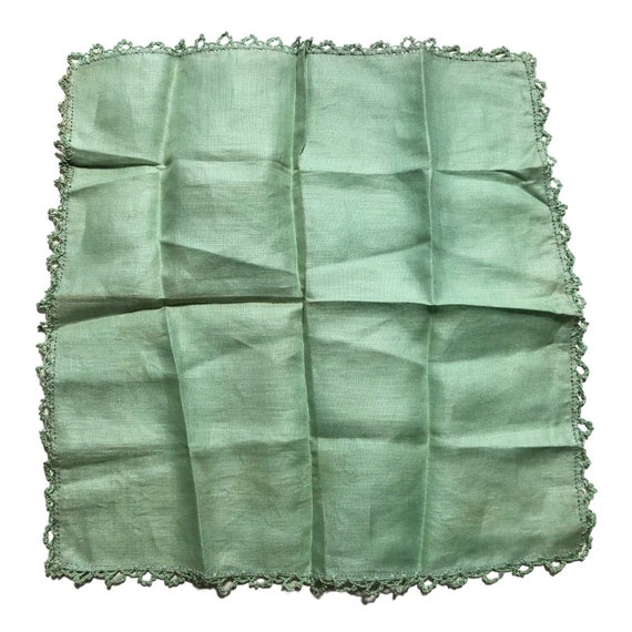 Green Velvet Handbag Purse VOGUE Barrettes HANES … - image 9