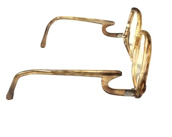 Vtg Bakelite CONTESSA DANTE 17 Eyeglasses Mod Designer