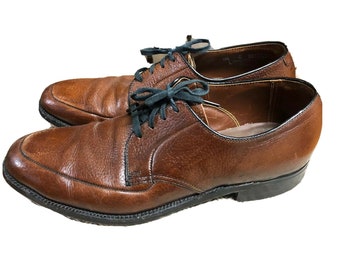 Vintage Men's 9.5 Ireland  10 US C WEYENBERG MASSAGIC Brown Leather Shoes Made In Ireland