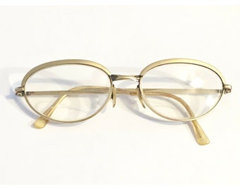 Vintage Heavy Gold Filled SILOR France Eyeglasses Mid Century