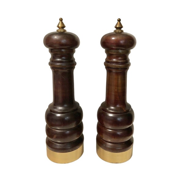 Brass Pepper Mill Etsy