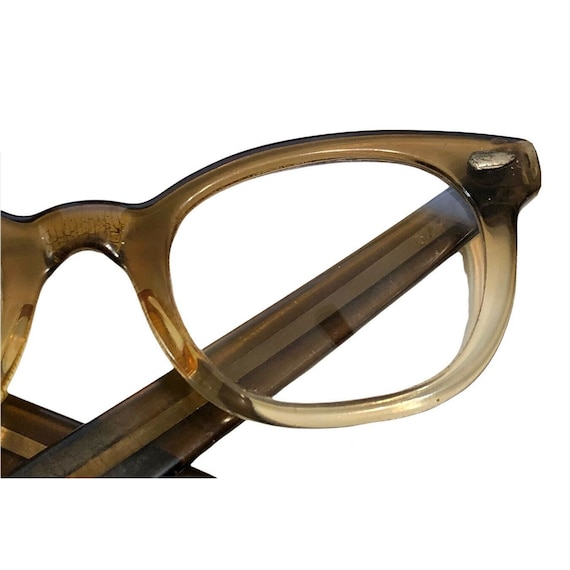 Vintage 40s/50s American Optical AO 5-1/2 Rare Brown Fade