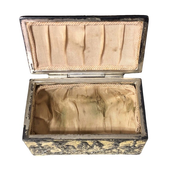 WB MFG Co 2303 Art Nouveau Jewelry Casket Trinket… - image 6