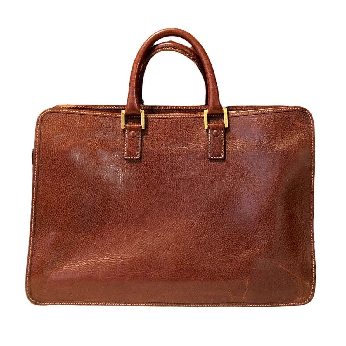 COLE HAAN バッグ　ブラックポーチ Cole Haan Village Shopper Satchel Pebble Leather 2 handle
