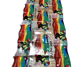 1973 7Up UnCola "See The Light" Rainbow Pride BIKE COVER By Tom Kamifuji