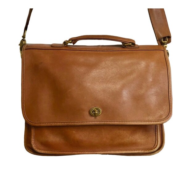 Coach Briefcase Etsy
