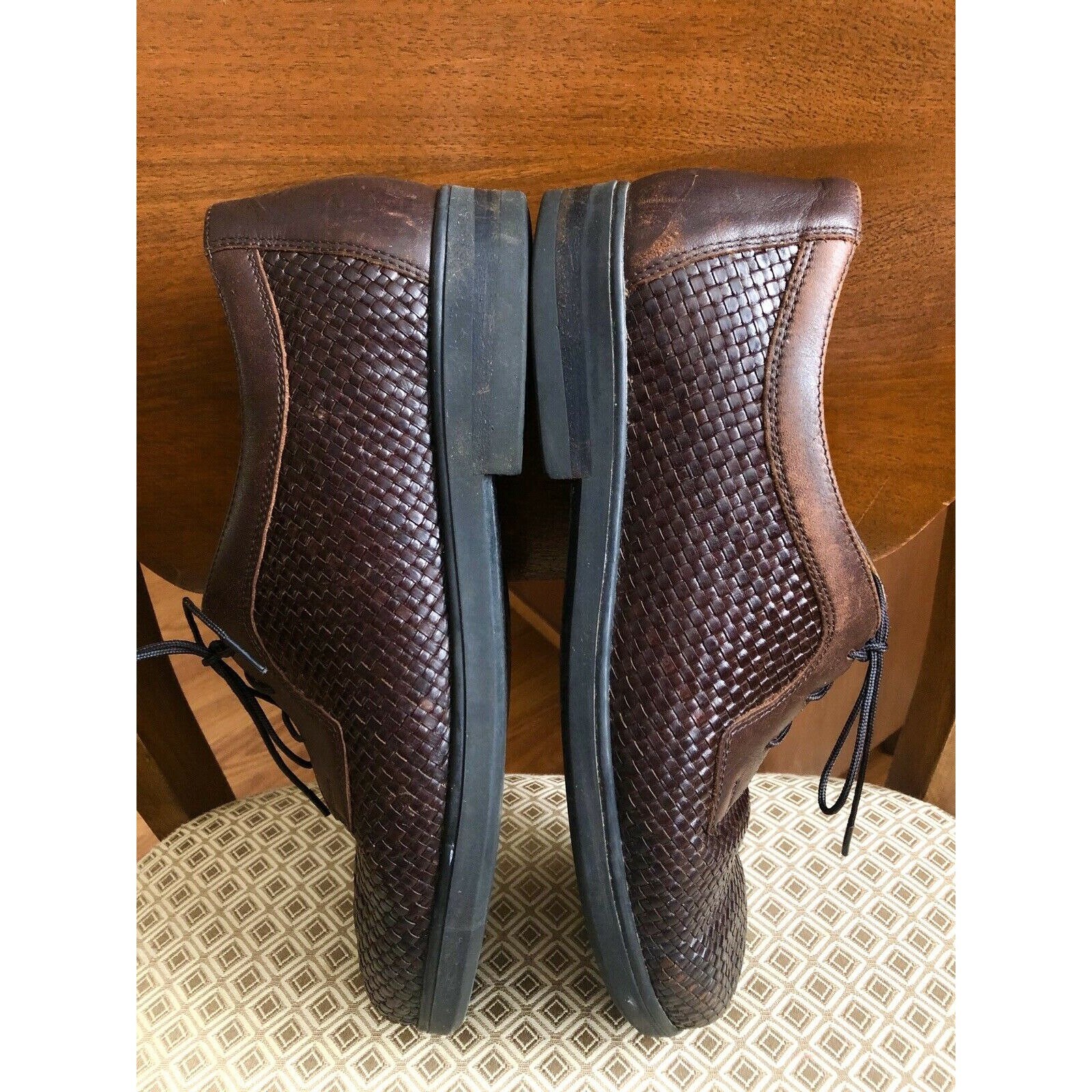 Highlander Brown Leather Men\'s Shoes made in Germany Authentic Lederhosen Shoes Men Deep Brown – Oktoberfest Wear main image 4