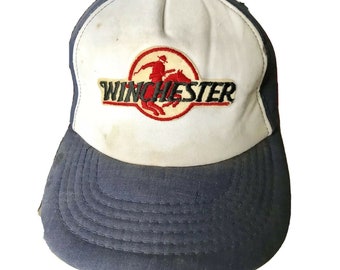 Vintage RARE Winchester YOUNG AN Foam Snap Back Trucker Hat