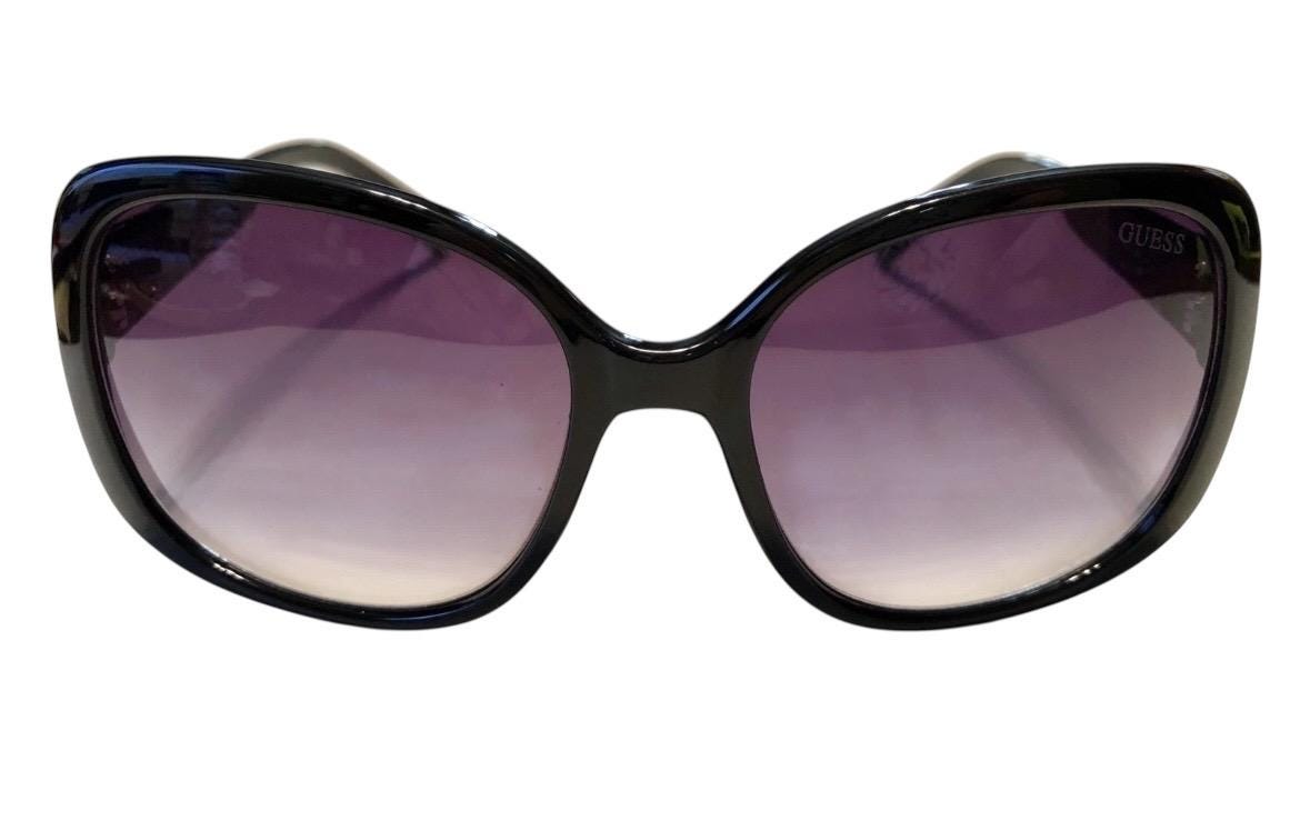 GUESS GU 7314 Black Rhinestone SUNGLASSES W/ Guess Hard Case  display picture 2